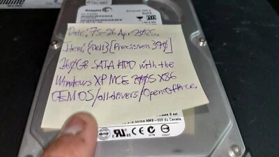{Dell} [Precision 390] 160GB SATA HDD with the Windows XP MCE 2005 X86 OEM OS - Image 1 of 4