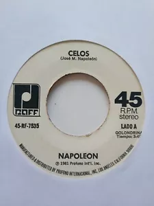Jose M Napoleon Celos / Ay Amor RAFF 45-RF-7535 VG+ #1293 - Imagen 1 de 2