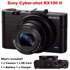 Sony DSC-RX100 II Digital Camera 20.20 MP Tiltable Screen Built-in Wi-Fi AF Lock - Picture 1 of 7