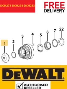 7 Stck. Original DeWal Spannfutter Montage Reparatursatz für DCH273 DCH274 DCH253 Kit - Bild 1 von 2