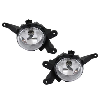 Set of 2 Clear Lens Fog Light for 2011-14 Chevrolet Cruze LH & RH CAPA w/ Bulbs Foto 1 de 4