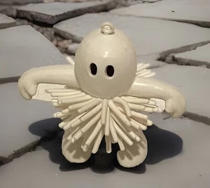 Stachelschwein Halloween kleine weiße hängende Geisterkugel - Bild 1 von 6