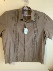 Royaura Hawaiian Shirt Mens Size 4XL Short Sleeve Casual New - Picture 1 of 5