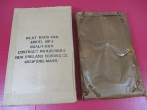 WWII US Navy USN Pilot's Parachute Back Pan Model BP-1 - Dtd 1945 - NOS Unissued - Picture 1 of 4