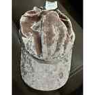 Time And Tru Women's Dusty Pink Crushed Velvet Cap Hat One Size NEW