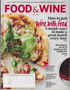 Food & Wine April 2014 How To Pair Wine With Food (Magazine: Wine, Cooking - Imagen 1 de 1