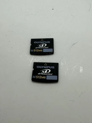 Lot of 2 Fujifilm 512mb xD Picture Memory Card for Olympus Cameras | A1:12 - Image 1 of 2