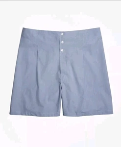 Brooks Brothers Traditional Yoke Button Front Boxershorts Oxford Blau Herren 46 - Bild 1 von 16