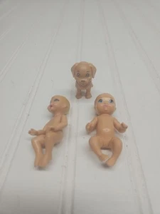 Vintage Barbie Babies And Dog - Picture 1 of 6