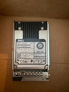 MWGK7 Dell 960GB SAS 12Gbps RI 2.5''Enterprise SSD 0MWGK7 PX05SRB096Y w/Caddie - Afbeelding 1 van 2