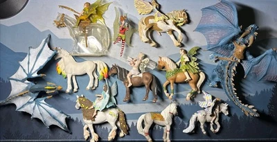 Schleich Bayala Super Figurine Lot ~ Elves, Fairies, Horses, Dragons - Image 1 of 4