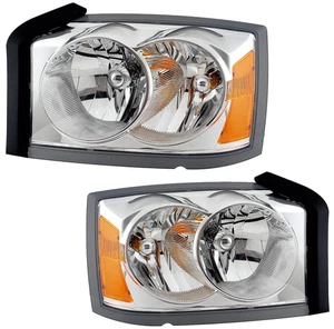 Juego de pares de faros delanteros para Dodge Dakota 05-05 izquierda y derecha - Imagen 1 de 1