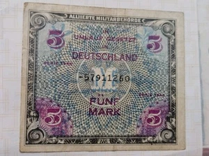 Germany 5 Mark 1944 193d AU - Picture 1 of 2