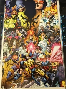 Uncanny X-Men #1 Joe Quesada 1:500 variante gema oculta 2018 ver fotos - Imagen 1 de 13