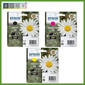 Genuine Epson 18 Black Magenta Yellow Ink – Limited Offer for XP 202 225 - Picture 1 of 1