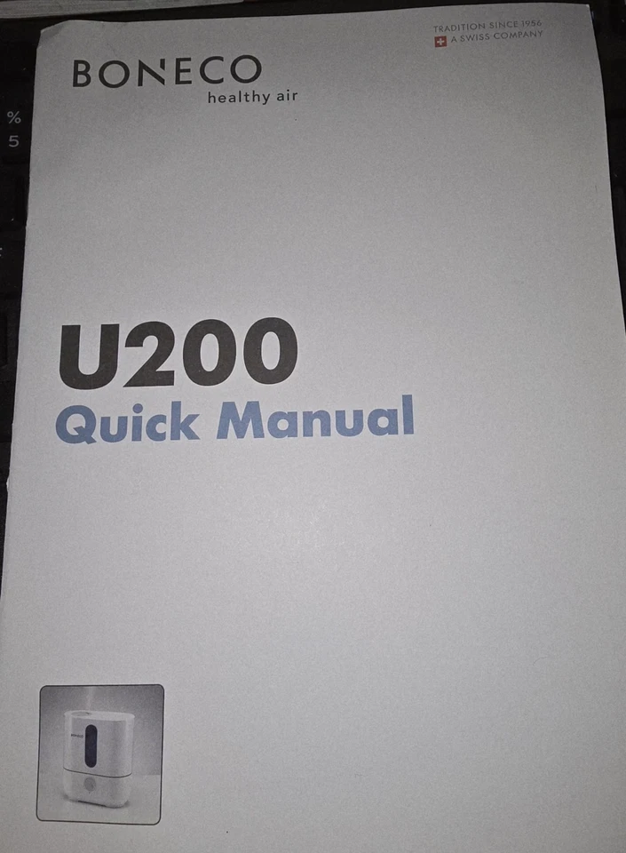 BONECO U200 3.5L 20W Ultrasonic Humidifier - White - Image 1 of 1