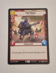 Paz Vizsla - 153/264 - Legends of the Force - Star Wars Unlimited - Picture 1 of 2