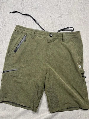 Rip Curl Shorts Mens XL Green Boardwalks Drawstring Beach Trunks Surf Swim - Image 1 of 4