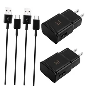 Phone Charger Android,Samsung Charger Fast Charging Cord Type C 6.6Ft Black - Picture 1 of 7