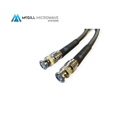 BNC Male to BNC male Cable Low Loss Coaxial RG214 LSZH Military Spec M17 RF - Image 1 of 4