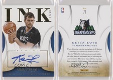 2013-14 Panini Immaculate INK /60 Kevin Love #71 Auto