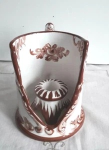 Vintage Vestal Alcobaca Ceramic Candle Holder Made in Portugal - Picture 1 of 8