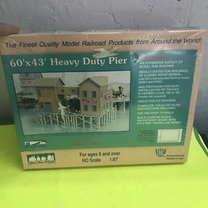 WOOD PIER 60' X 43' HEAVY DUTY PIER KIT, IHC HO  KIT - Picture 1 of 8