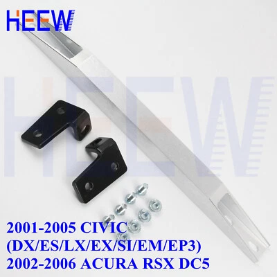 LOWER REAR SUBFRAME TIE BAR FOR CIVIC 01-05 DX ES LX EX SI EM EP3 02-06 RSX DC5 - Image 1 of 4
