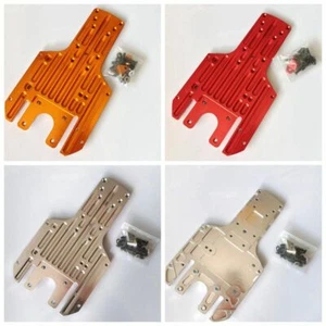 Aluminum Alloy Rear Chassis Plate Armor for 1/5 HPI ROVAN KM BAJA 5B 5T 5SC Part - Picture 1 of 4