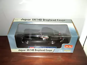 Sun Star 1:18 Scale Diecast Model Car - Jaguar XK140 Drophead Coupe (Black) - Picture 1 of 4