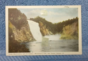 Quebec, Canada, Chutes Montmorency Water Falls vintage PC Postcard - Picture 1 of 2