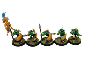 Warhammer Lizardmen Saurus Warriors Well Painted JYS55 - Picture 1 of 3