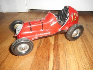 Vintage ROY COX Champion #12 Red THIMBLE DROME TETHER TOY RACE CAR - Picture 1 of 7