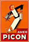 Picon Laperitiff Amer Deco Club  Bar Pub Drink Liquer Poster Print