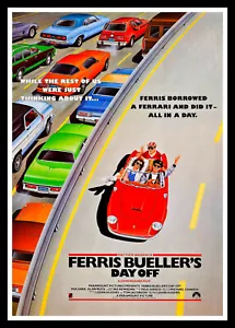 Ferris Buellers Day Off Traffic Movie Poster Print & Unframed Canvas Prints - Picture 1 of 2