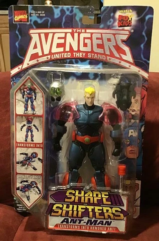 2000 New MOC Toy Biz The Avengers Shape Shifters Ant-Man Action Figure Cover