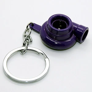 Keyring - Turbo Purple - Turbocharger Car Boost Pendant Key - Picture 1 of 1