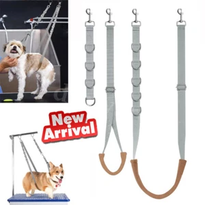 3pcs Pet Dog Grooming Belly Strap Set Adjustable Harness Strap Bathing Band UK - Picture 1 of 12