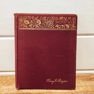 Poetry Book by Henry C. Hayden Illustrated Cloth Binding Gold Third Edition - Bild 1 von 13