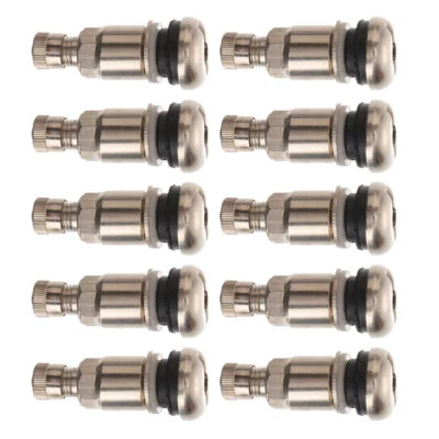 10pcs Bolt-in Tire Valves Stems Caps Reliable Tubeless Wheel Tyre Valves Stems - Image 1 of 4