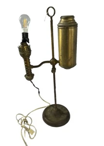 Patent 1879 MANHATTAN Student Lamp Brass Co. NY - - Picture 1 of 2