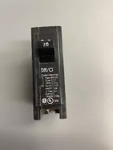 CUTLER-HAMMER BR120 INTERRUTTORE MONOPOLARE 20 AMPERE - Foto 1 di 6