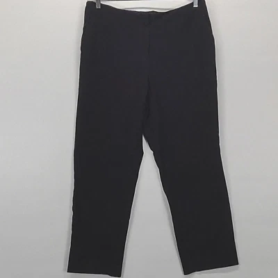 Dressbarn Pants Womens Plus 16W Black Stretch Cotton Chinos Career Straight Leg - Image 1 of 4