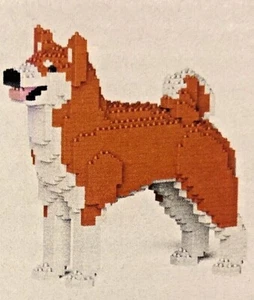 Jekca Blocchi di Costruzione 3D Scultura Animale 01S-M01 Akita Inu NUOVO - Foto 1 di 11