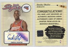 2005-06 Topps Bazooka Signs Emeka Okafor #BS-EO Auto
