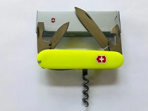 Glow In The Dark Victorinox Spartan Stayglow Yellow Retired NIB Collectable!! - Picture 1 of 4