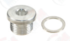 Hex Aluminum Transmission (Recessed) Drain Plug + Seal for Acura & Honda