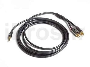 QED Performance Audio J2P Graphite Interconnects Adapter AUX 3.5mm to RCA 3,0 m - Picture 1 of 7