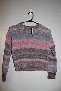 NWT Gap Kids Shaker Multi-color knit Sweater Girl's Size M / 8 - Picture 1 of 4