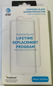 NEU AT&T Hartglas PureGuard Displayschutzfolie für Apple iPhone 13/13 Pro - Bild 1 von 2